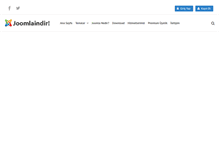 Tablet Screenshot of joomlaindir.com